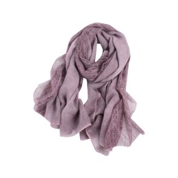 SKSL026 大量訂製薄長款絲巾圍巾  設計蕾絲拼接棉麻圍巾 蕾絲圍巾供應商 披肩式圍巾 SKSL026 大量訂製薄長款絲巾圍巾  設計蕾絲拼接棉麻圍巾 蕾絲圍巾供應商 披肩式圍巾